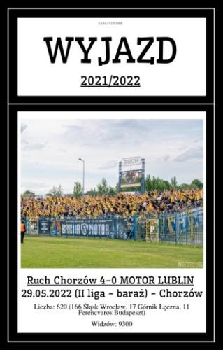 Ruch Chorzów - Motor Lublin